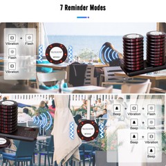 TD163 Restaurant Pager System 30 pagers, Pagers and Beepers 500M Long Distance
