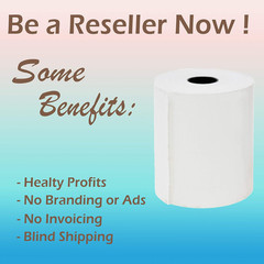 (50 Rolls) 2 1/4 X 85 Thermal Paper Receipt Rolls 2.25 X 85 Ft, 55 GSM Premium Q