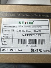 NETUM 2D Barcode Scanner, Compatible with 2.4G Wireless & Bluetooth & USB