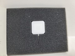 Square Magstripe Credit Debit Card Reader For Android iPhone 3.5mm Jack White