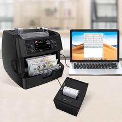 NUCOUN VC-3 Money Counter Machine Mixed Denomination, Value Counting, CIS/UV/…