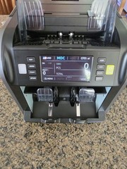 Aneken Ultra 2-Pocket Money Counter Machine Mixed Denomination