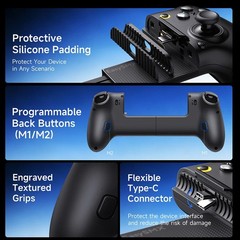 EasySMX M20 Type C Mobile Controller for Gaming Telescopic Grip Fits Phones/Tab