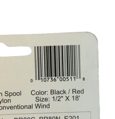 Porelon PR 511 Black/Red Twin Spool Calculator Ribbon Twin-Pack Universal 1996