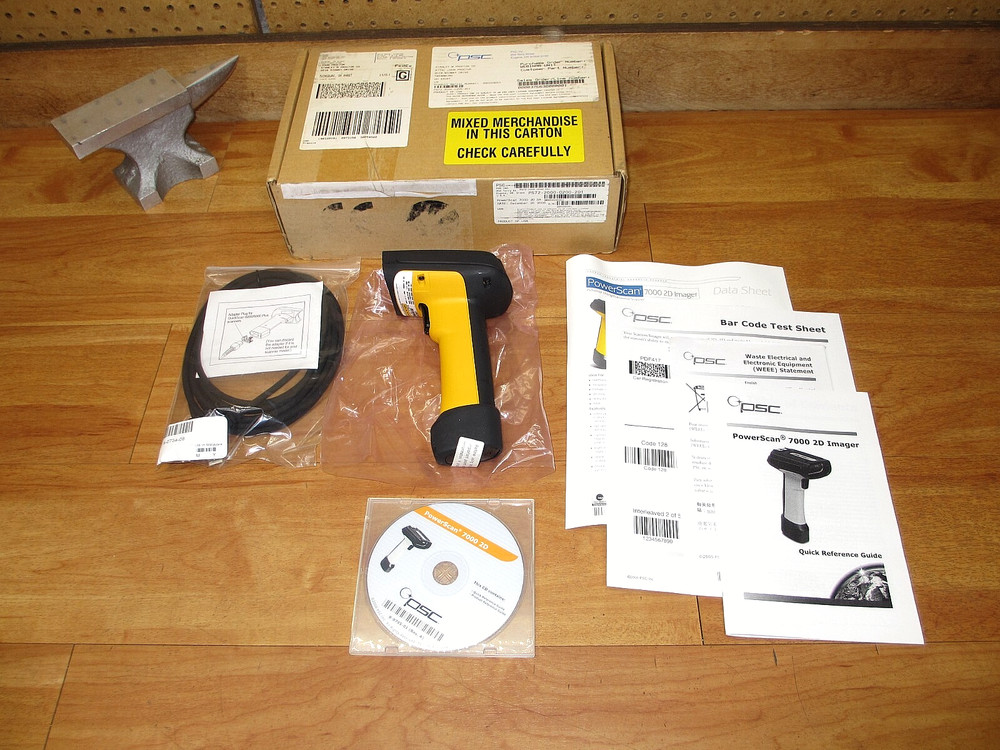 PSC PS72-2000-0200-201 *NEW OLD STOCK* Powerscan 7000 2D SR Barcode Scanner