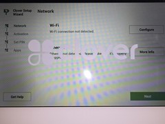 Clover Mini Wifi C300 – Card Reader / POS Point of Sale System w/ Power Supply