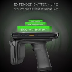 Chainway C72 Wireless Pistol-Grip Android RFID Tag Scanner + Barcode Reader!🔥⭐