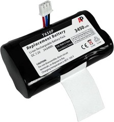 Replacement battery for VeriFone T650p X990 X970 A910 A930 A8 E35 E350 and E550