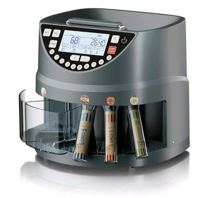 Aneken Coin Counter and Sorter with TFT Display – Accurate Sorting Machine