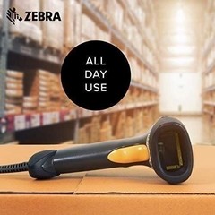 Symbol Zebra LS2208 Series Corded Handheld Standard Range Laser Scanner Kit…