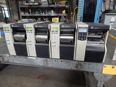 LOT OF 12 ZEBRA 105SL, 140XIIII, 140XIII, Z090-401-00004, CL4NX THERMAL LABEL PR