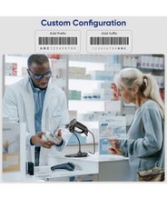 Eyoyo Wired 1D QR 2D Barcode Scanner Bar Codes Reader Image Automatic Scanning