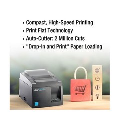 Star Micronics TSP143IIIBi Bluetooth Thermal Receipt Printer for iOS, Android…
