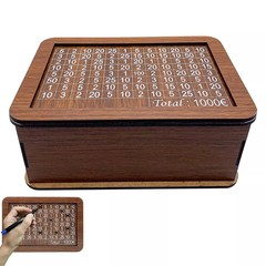 Money Saving Challenge $1000 Piggy Bank Cash Coin Box Money Bank With Counter