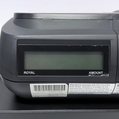 Royal 500dx Electronic Cash Register 16 Departments 999 PLU Dual LCD Black