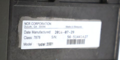 NCR Corporation 7878 2001 Retail Barcode Scanner Countertop Station No Cords POS