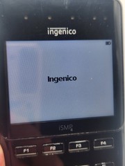 INGENICO ISMP4 POS Terminal Credit Card Reader Barcode Scanner IMP657-USSTC03A