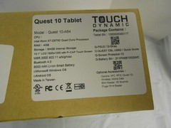 Touch Dynamic Quest 10-A64 Tablet 10″ – 4 GB – 64 GB SSD – Windows 10 NEW