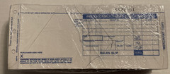 200 LONG 3 PART Credit Card Imprinter Sale Slips Credit Charge Receipt Drafts