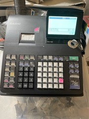 Casio PCR-T500 Electronic Cash Register w/ Operating Keys Tested Working Great