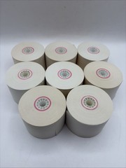 Lot of 8 Vintage Adding Machine Paper Rolls 2.25″ Wide Calculator Register Tape