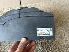 Epson M188B POS Receipt Printer W/ Adapter. TM-U220B . For Parts, Blinks Red