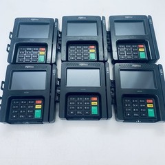 LOT OF 6 Ingenico ISC250 LCD Smart Payment Terminal Credit Card Reader *READ*