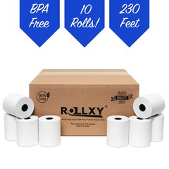 3 1/8″ X 230′ THERMAL POS CASH REGISTER RECEIPT PAPER – 10 Rolls per Case