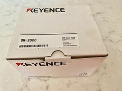 NEW NBOX KEYENCE SR-2000 1D/2D Barcode Reader Scanner Real Pictures Instructions