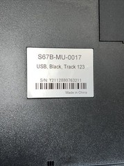 New 67-Keys POS Keyboard S67B-MU-0017 With Card Reader. New & Free Shipping