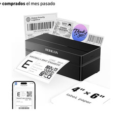 Rongta RP425 Thermal 4″ Shipping Label Printer Bluetooth USB Android iPhone Mac