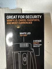 UV Black Light Blacklight Counterfeit Currency Detector Battery Operated Id Card