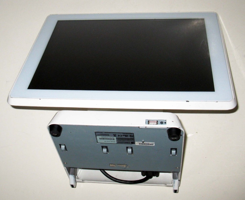 CAKE RESTAURANT POS SYSTEM V3 White Untested for Parts or Repair No Power Supply