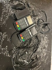 Ingenico Chase iCT250 3in LCD USB/Ethernet Ports Dual Comm Credit Card Terminal