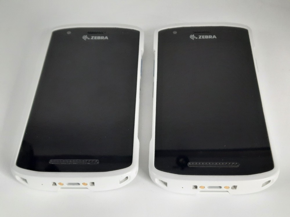 Lot of 2 Zebra TC210K-0JD224-NA Healthcare Mobile Computer-(Powers On)-UNTESTED