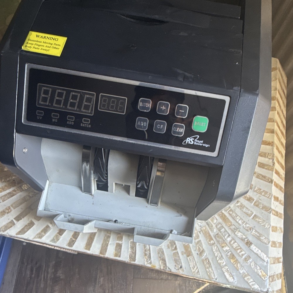 Royal Sovereign RBC-ES200 Bill Counter, Digital Display, Adjustable Tray, Wired