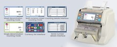 RIBAO MC-50 Bank Grade Money Counter Multi Currency Value Count Serial number