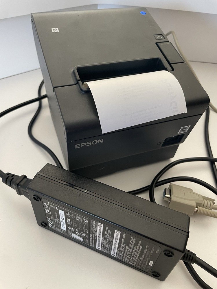 Epson TM-T88VII 012 M371A USB / Serial / Ethernet Thermal POS Receipt Printer