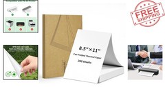 Lightweight 200 Count Fan-Fold Thermal Printer Paper – Ideal for Professionals