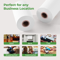2 1/4″ X 50′ Thermal Paper (50 Rolls), BPA Free Receipt Paper, 58Mm Thermal R…