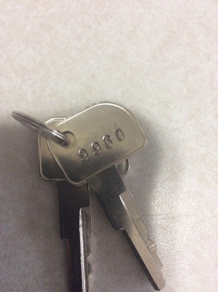 IBM CASH DRAWER KEY’S #9960 SET OF 2 KEYS. AFTERMARKET KEY’S SAME AS OEM 33G3360