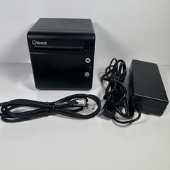 Toast Flex POS TP200 Thermal Receipt Printer w/ Ethernet Cables & Power Cable