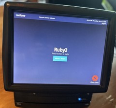 VeriFone RUBY2 Touchscreen POS Console USED