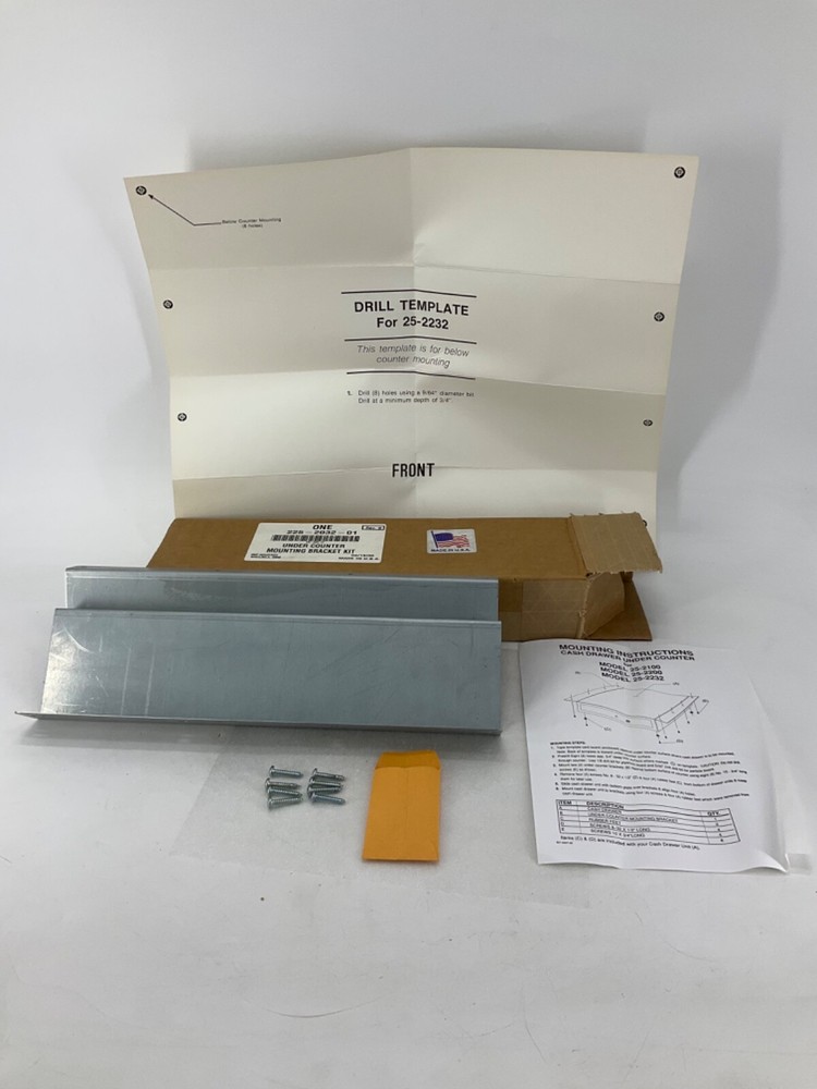 MMF 225-2032-01 Mounting Bracket for the 18.81 x 19.75 MMF Cash Drawers