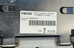 Micros Workstation 5A POS 400814-101 Terminal & Stand & Fingerprint Identifier