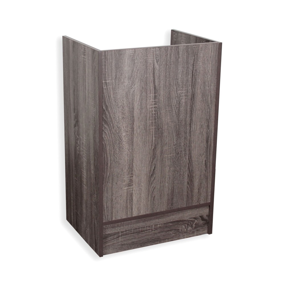 Cash Register Wrap Counter Stand | 24″L x 18″W x 38″H | Dark Barn Wood