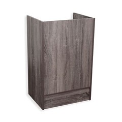 Cash Register Wrap Counter Stand | 24″L x 18″W x 38″H | Dark Barn Wood