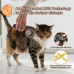 Pet Microchip Scanner RFID EMID With 1.44IN TFT Display – 134.2kHz 125kHz 15 …