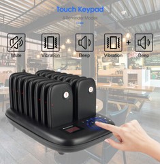 Retekess TD175 Wireless Restaurant Pager Queuing Calling System 30 Buzzers Cafes