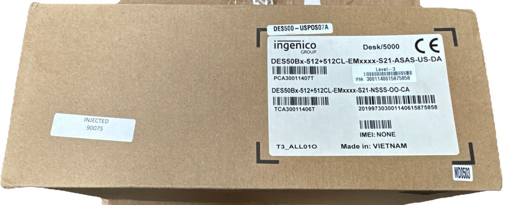 Ingenico Desk 5000 (PCA30011407t) Payment Terminal Untested Appears New